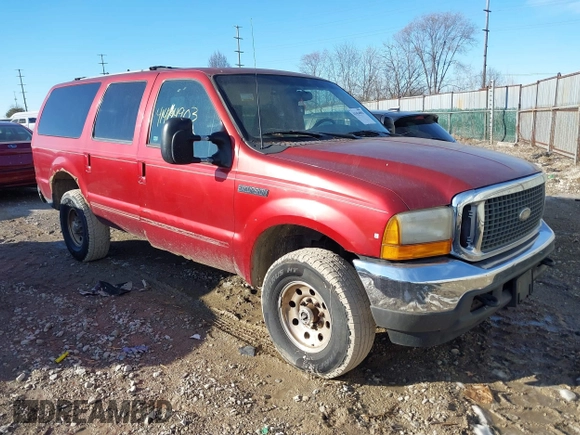 2000 Ford Excursion XLT with VIN 1FMNU41S8YED45899, listed as a IAAI auction lot 41434903 with 229,173 mi miles and . Bid and sale history available at DreamBid. Image 1.