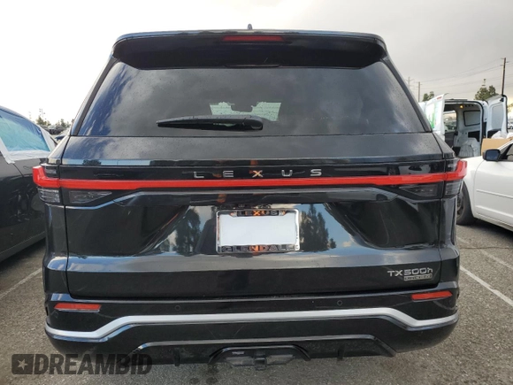 2024 Lexus TX 500h F Sport Premium z VIN 5TDABAB67RS005714, wystawiony jako Copart lot #48547155 z przebiegiem 811 mil mil oraz Szkoda całkowita • Salvage title. Historia ofert i sprzedaży dostępna na DreamBid. Obrazek 6.