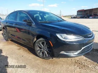 2016 Chrysler 200 Limited with VIN 1C3CCCAB1GN116542, listed as a IAAI auction lot 41729884 with 187,758 mi miles. Bid and sale history available at carsss.com. Image 1.