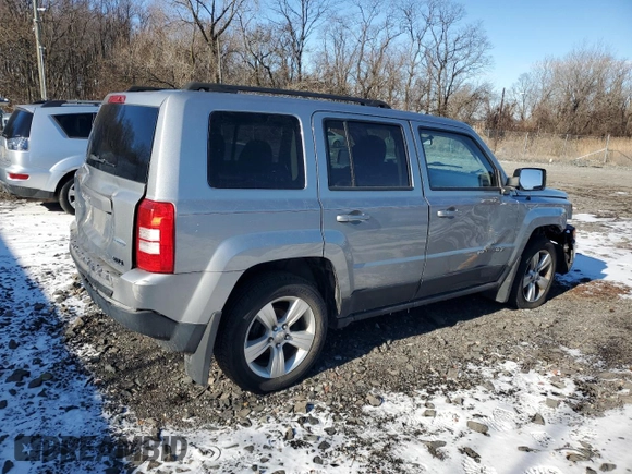 2014 Jeep Patriot Latitude with VIN 1C4NJRFB0ED816593, listed as a Copart auction lot 46106305 with 71,589 mi miles and Non Repairable. Bid and sale history available at carsss.com. Image 3.