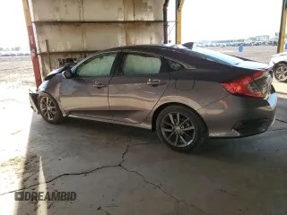 2020 Honda Civic Sedan EX with VIN 19XFC1F37LE205125, listed as a Copart auction lot 54004475 with 64,031 mi miles and Salvage Title. Bid and sale history available at carsss.com. Image 2.