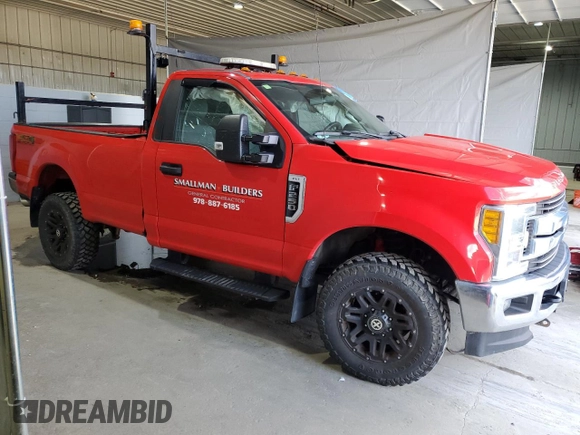 2017 Ford F-250 XLT with VIN 1FTBF2B60HEE40416, listed as a Copart auction lot 50494345 with Not provided miles and Salvage title. Bid and sale history available at DreamBid. Image 4.