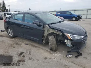 2020 Hyundai Elantra Preferred w/Sun & Safety Package with VIN KMHD84LF5LU100783, listed as a Copart auction lot 41870755 with 59,737 mi miles and Salvage Title. Bid and sale history available at carsss.com. Image 4.