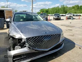 2023 Genesis G80 2.5T with VIN KMTGB4SC8PU142768, listed as a Copart auction lot 58481075 with 41,278 mi miles and Salvage title. Bid and sale history available at DreamBid. Image 13.
