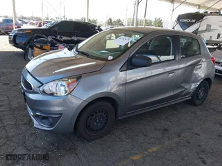 2019 Mitsubishi Mirage ES with VIN ML32A3HJ4KH009375, listed as a IAAI auction lot 41707679 with 94,722 mi miles. Bid and sale history available at carsss.com. Image 17.