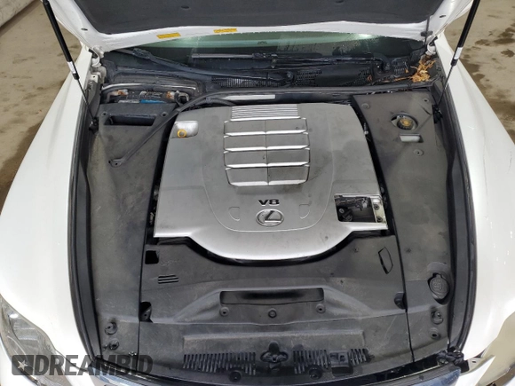 2009 Lexus LS 460 with VIN JTHCL46F695002017, listed as a Copart auction lot 50316845 with 155,715 mi miles and Salvage Title. Bid and sale history available at DreamBid. Image 11.