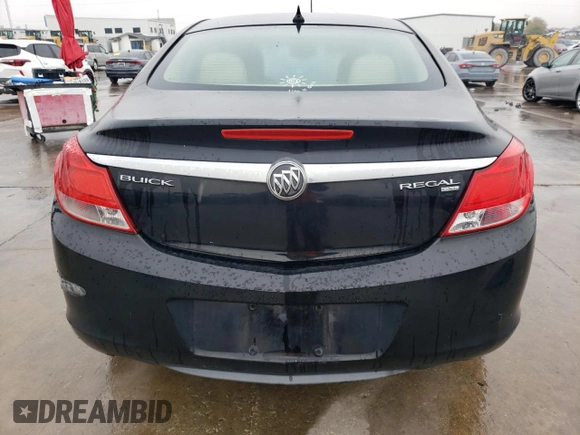 2011 Buick Regal CXL RL1 with VIN 2G4GN5EC8B9174743, listed as a Copart auction lot 82770354 with 131,038 mi miles and Salvage Title. Bid and sale history available at DreamBid. Image 6.
