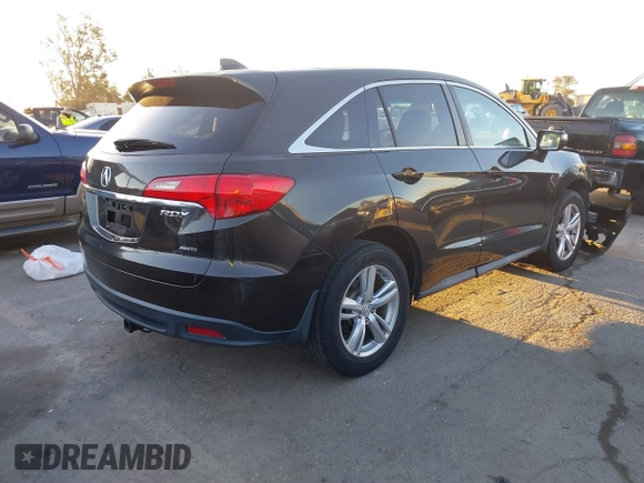 2014 Acura RDX Tech Pkg with VIN 5J8TB4H59EL014808, listed as a IAAI auction lot 41819950 with 92,464 mi miles. Bid and sale history available at carsss.com. Image 4.