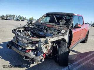 2023 Rivian R1T Adventure with VIN 7FCTGAAA0PN024599, listed as a Copart auction lot 50269955 with 0 mi miles and Salvage Title. Bid and sale history available at carsss.com. Image 1.