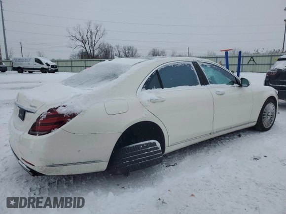 2019 Mercedes-Benz S 560 with VIN WDDUG8GB2KA458581, listed as a Copart auction lot 88245625 with 93,555 mi miles and Clean Title. Bid and sale history available at DreamBid. Image 3.