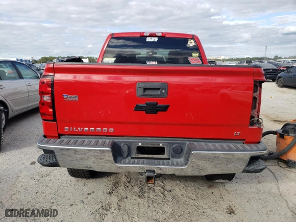 2014 Chevrolet Silverado 1500 LT with VIN 3GCUKREH0EG247486, listed as a Copart auction lot 80530684 with 128,345 mi miles and Salvage Title. Bid and sale history available at carsss.com. Image 6.