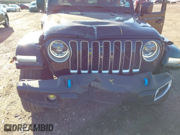 2023 Jeep Wrangler Sahara with VIN 1C4JJXP63PW525274, listed as a IAAI auction lot 41743099 with 38,484 mi miles and . Bid and sale history available at DreamBid. Image 6.