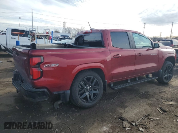 2024 Chevrolet Colorado 4WD Z71 with VIN 1GCPTDEK7R1299629, listed as a Copart auction lot 47263605 with 4,706 mi miles and Salvage Title. Bid and sale history available at carsss.com. Image 3.