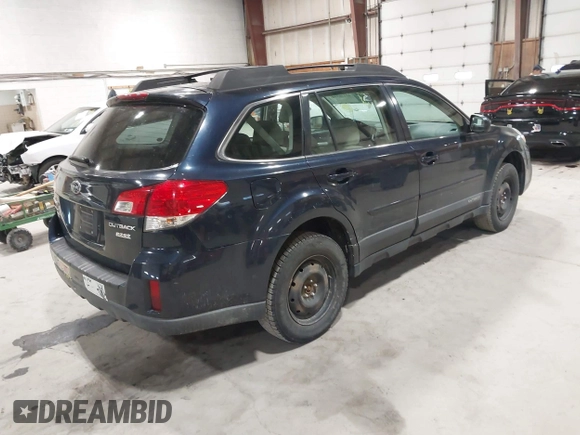 2013 Subaru Outback 2.5i with VIN 4S4BRBAC5D3305691, listed as a IAAI auction lot 42158100 with 190,566 mi miles. Bid and sale history available at carsss.com. Image 4.