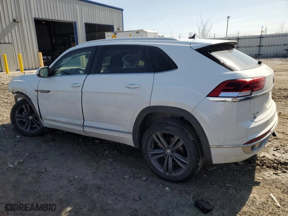 2021 Volkswagen Atlas Cross Sport 3.6L V6 SE w/Technology R-Line with VIN 1V2RE2CAXMC209810, listed as a Copart auction lot 48430845 with 72,215 mi miles and Non Repairable. Bid and sale history available at carsss.com. Image 2.