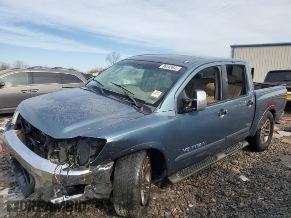 2011 Nissan Titan Pro-4X with VIN 1N6BA0ECXBN302004, listed as a Copart auction lot 89343945 with 427,682 mi miles and Salvage title. Bid and sale history available at DreamBid. Image 1.