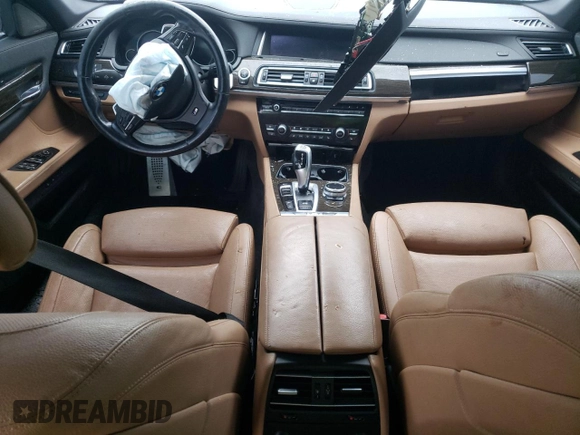 2015 BMW 7 Series 740Li xDrive with VIN WBAYF4C56FD873962, listed as a Copart auction lot 81547544 with 0 mi miles and Salvage Title. Bid and sale history available at carsss.com. Image 8.