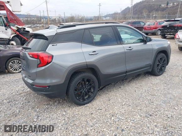 2021 GMC Terrain SLT with VIN 3GKALVEV6ML353238, listed as a IAAI auction lot 41539486 with 84,661 mi miles and . Bid and sale history available at DreamBid. Image 4.