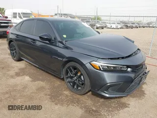 2023 Honda Civic Sport с VIN 2HGFE2F54PH570052, выставлен на аукционе IAAI как лот 41838716 с пробегом 17 362 миль миль и . История ставок и продаж доступна на DreamBid. Изображение 1.