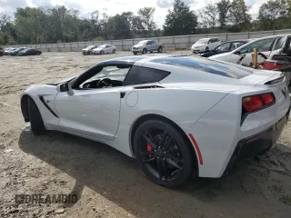2019 Chevrolet Corvette 1LT with VIN 1G1YB2D72K5113706, listed as a Copart auction lot 71842584 with 0 mi miles and Salvage Title. Bid and sale history available at carsss.com. Image 2.