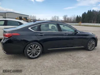 2015 Hyundai Genesis 3.8L with VIN KMHGN4JE4FU095807, listed as a Copart auction lot 53539985 with 213,208 mi miles and Clean Title. Bid and sale history available at carsss.com. Image 3.