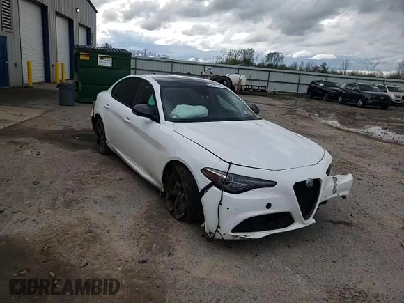 2019 Alfa Romeo Giulia Ti Sport with VIN ZARFANBN9K7622450, listed as a Copart auction lot 50780443 with 0 mi miles. Bid and sale history available at carsss.com. Image 11.
