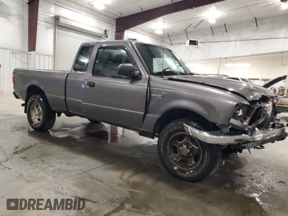 2005 Ford Ranger XL with VIN 1FTYR15E65PA66148, listed as a Copart auction lot 50739615 with 124,631 mi miles and Salvage Title. Bid and sale history available at DreamBid. Image 4.