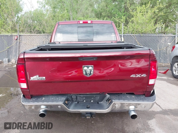 2018 Ram 1500 Big Horn with VIN 1C6RR7LT7JS322076, listed as a IAAI auction lot 42098483 with 99,932 mi miles and . Bid and sale history available at DreamBid. Image 16.