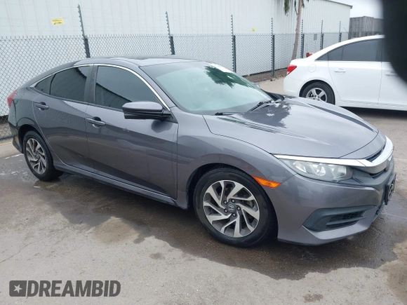 2017 Honda Civic EX z VIN 19XFC2F79HE036578, wystawiony jako IAAI lot #42380559 z przebiegiem 73 943 mil mil oraz . Historia ofert i sprzedaży dostępna na DreamBid. Obrazek 1.
