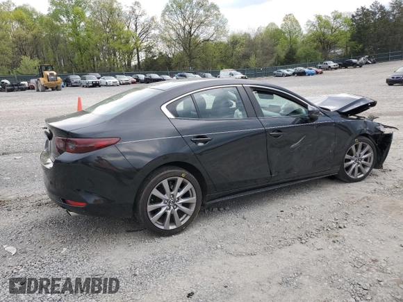2021 Mazda 3 Select with VIN JM1BPABL9M1314019, listed as a Copart auction lot 51925175 with Not Provided miles and Salvage Title. Bid and sale history available at DreamBid. Image 3.