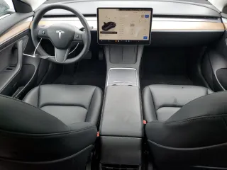 2023 Tesla Model 3 with VIN 5YJ3E1EA4PF641279, listed as a Copart auction lot 46031405 with 35,578 mi miles and Salvage Title. Bid and sale history available at DreamBid. Image 8.
