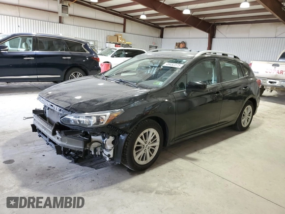 2018 Subaru Impreza Premium с VIN 4S3GTAB66J3729097, выставлен на аукционе Copart как лот 49452375 с пробегом 56 909 миль миль и Списание • Salvage title. История ставок и продаж доступна на DreamBid. Изображение 1.