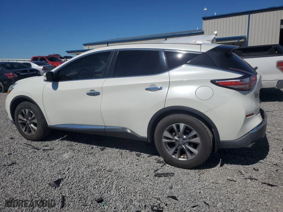 2015 Nissan Murano S with VIN 5N1AZ2MGXFN257753, listed as a Copart auction lot 48707815 with 154,141 mi miles and Salvage Title. Bid and sale history available at carsss.com. Image 2.