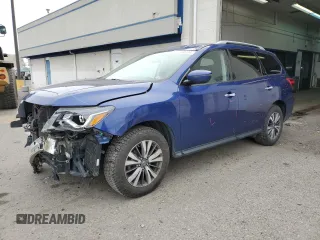 2019 Nissan Pathfinder Platinum with VIN 5N1DR2MM8KC582068, listed as a Copart auction lot 49380234 with 113,213 mi miles and Salvage title. Bid and sale history available at DreamBid. Image 1.