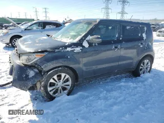 2014 Kia Soul + with VIN KNDJP3A54E7035358, listed as a Copart auction lot 44962255 with 120,578 mi miles and Salvage Title. Bid and sale history available at carsss.com. Image 1.
