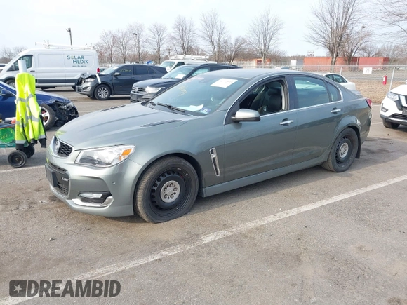 2016 Chevrolet SS with VIN 6G3F25RW2GL208949, listed as a IAAI auction lot 41772533 with 34,821 mi miles. Bid and sale history available at carsss.com. Image 17.