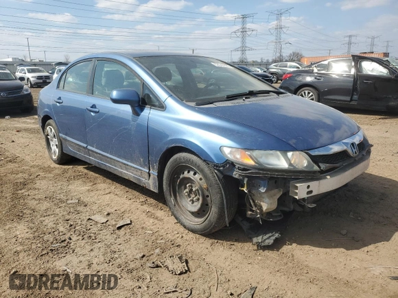 2009 Honda Civic LX z VIN 1HGFA16549L003528, wystawiony jako Copart lot #52545865 z przebiegiem 162 572 mil mil oraz Szkoda całkowita • Salvage title. Historia ofert i sprzedaży dostępna na DreamBid. Obrazek 4.