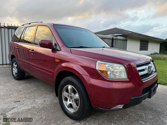 2006 Honda Pilot EX-L with VIN 5FNYF28526B013453, listed as a Copart auction lot 54095995 with 198,941 mi miles and Clean Title. Bid and sale history available at carsss.com. Image 1.