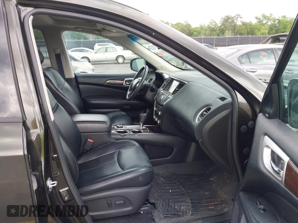 2016 Nissan Pathfinder Platinum with VIN 5N1AR2MM1GC601280, listed as a IAAI auction lot 42169483 with 179,332 mi miles. Bid and sale history available at carsss.com. Image 5.