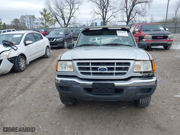 2002 Ford Ranger XL Fleet with VIN 1FTYR44U32TA38952, listed as a IAAI auction lot 41911525 with 225,204 mi miles. Bid and sale history available at carsss.com. Image 12.