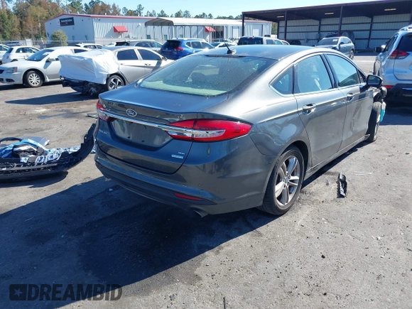 2018 Ford Fusion SE with VIN 3FA6P0HD3JR162709, listed as a IAAI auction lot 40989758 with 75,966 mi miles. Bid and sale history available at carsss.com. Image 4.