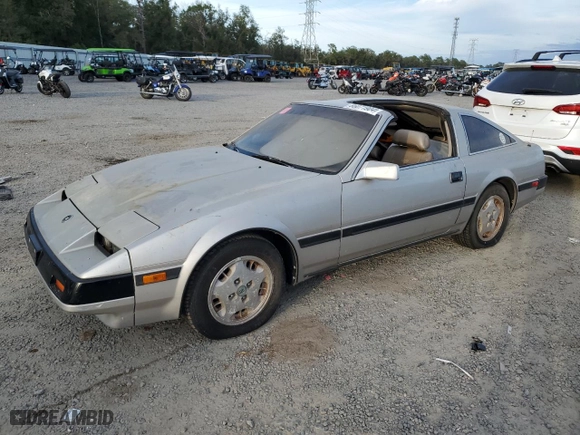 1984 Nissan 300ZX with VIN JN1HZ16S5EX016042, listed as a Copart auction lot 86071904 with NaN miles and Salvage Title. Bid and sale history available at carsss.com. Image 1.
