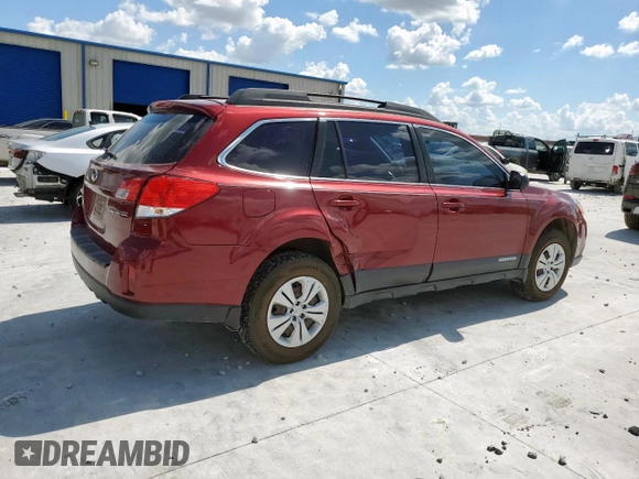 2011 Subaru Outback 2.5i with VIN 4S4BRCAC7B3326920, listed as a Copart auction lot 62001925 with 205,793 mi miles and Salvage title. Bid and sale history available at DreamBid. Image 3.