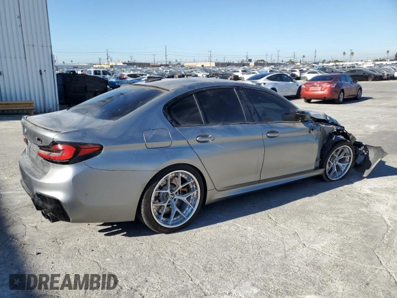 2019 BMW M5 Competition z VIN WBSJF0C58KB285038, wystawiony jako Copart lot #80848684 z przebiegiem 70 304 mil mil oraz Szkoda całkowita • Salvage title. Historia ofert i sprzedaży dostępna na DreamBid. Obrazek 3.