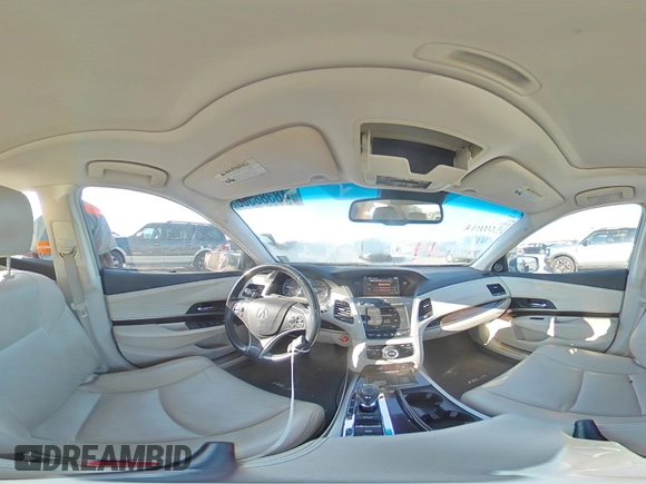 2015 Acura RLX Tech Pkg with VIN JH4KC1F52FC001004, listed as a Copart auction lot 48388385 with 248,635 mi miles and Salvage Title. Bid and sale history available at carsss.com. Image 13.