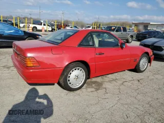 1990 Mercedes-Benz 300 with VIN WDBFA61E2LF005849, listed as a Copart auction lot 52911565 with 99,373 mi miles and Clean Title. Bid and sale history available at DreamBid. Image 3.