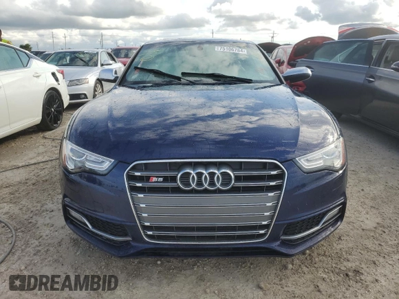 2013 Audi S5 Premium Plus z VIN WAUCGAFR0DA030861, wystawiony jako Copart lot #75106784 z przebiegiem 75 449 mil mil oraz Nie do naprawy • Non repairable. Historia ofert i sprzedaży dostępna na DreamBid. Obrazek 5.