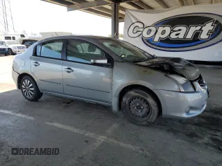 2011 Nissan Sentra S with VIN 3N1AB6AP4BL607122, listed as a Copart auction lot 59124895 with Not provided miles and Salvage title. Bid and sale history available at DreamBid. Image 4.