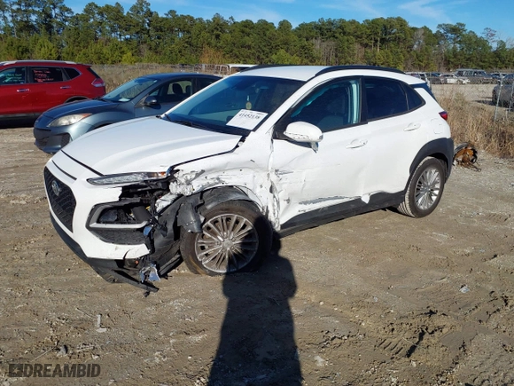 2021 Hyundai Kona SEL with VIN KM8K22AA9MU736208, listed as a IAAI auction lot 41452138 with 64,339 mi miles. Bid and sale history available at carsss.com. Image 17.