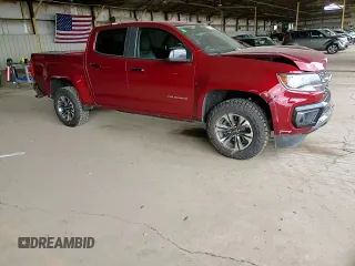 2022 Chevrolet Colorado 4WD Z71 with VIN 1GCGTDEN6N1106925, listed as a Copart auction lot 55877825 with 57,354 mi miles and Salvage title. Bid and sale history available at DreamBid. Image 13.